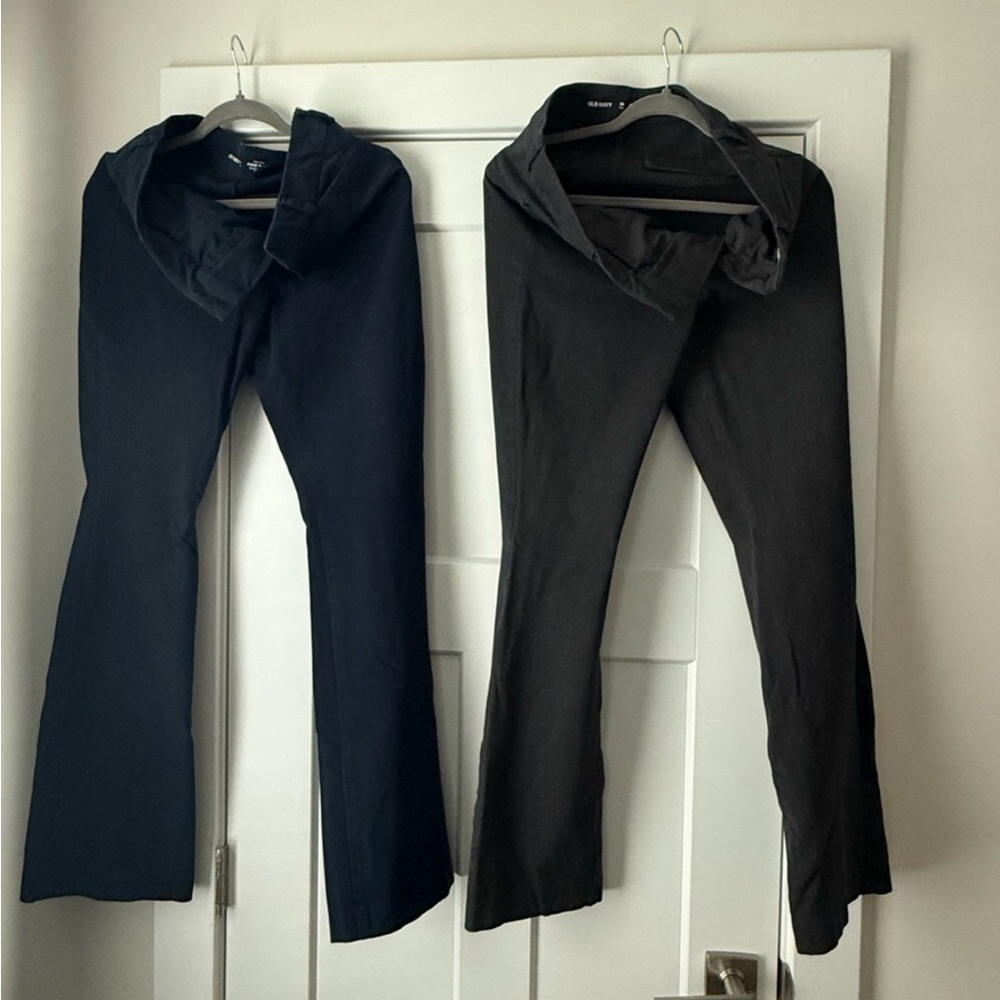 Old Navy Bootcut Pants in Black and Navy